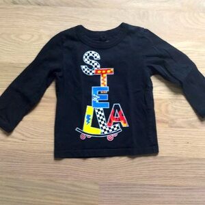 Stella McCartney kids black T-shirt- size 3